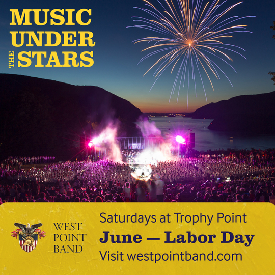 FREE! “Music Under the Stars” 2022 with The West Point Band at West Point’s Trophy Point Amphitheater