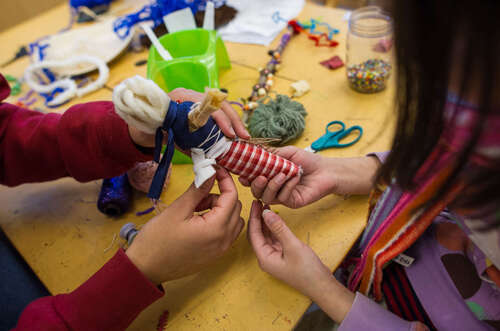 Family Art Project: Corn Husk Dolls at Wave Hill