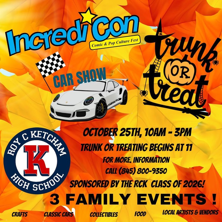 RCK Trunk or Treat / Incredicon / Car Show in Wappingers Falls